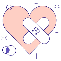 Bandaid On Heart 4 Illustration from Bangalore - Pro Set