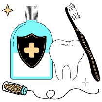 Dental Health Illustration from London Set
