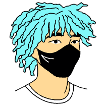 Face Mask Illustration from London Set