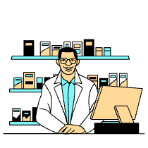 Pharmacist Illustration from London Set