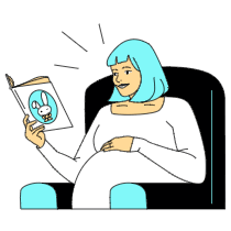Pregnancy Illustration from London Set