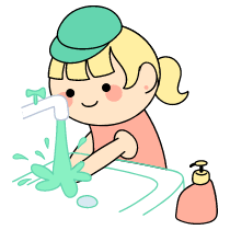 Wash Hands Illustration from Seoul Set