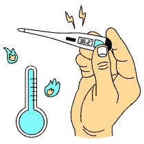 Thermometer Illustration from London Set