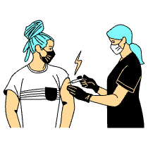 Vaccine Illustration from London Set