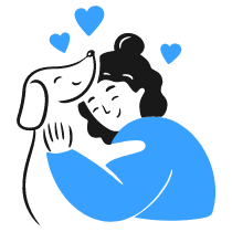 Comfort Dog Illustration from Brooklyn Set