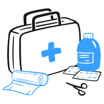 First Aid Illustration from Brooklyn Set