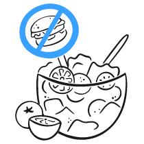 No Junkfood 2 Illustration from Brooklyn Set
