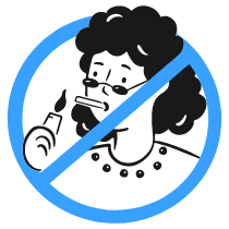 No Smoking 2 Illustration from Brooklyn Set