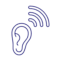 Deaf Hearing Illustration from UX Line Set