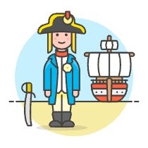 Sailing Ship Captain 2 Illustration from UX Colors Set