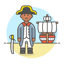 Sailing Ship Captain 3 Illustration from UX Colors Set