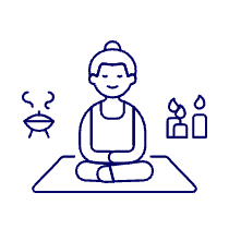 Meditation 2 2 Illustration from UX Line Set