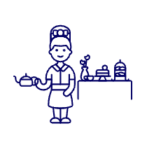 Tea Time 2 1 Illustration from UX Line Set