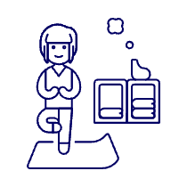 Yoga 1 4 Illustration from UX Line Set