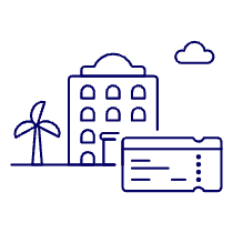 Hotel Ticket Illustration from UX Line Set