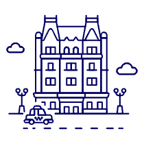 Luxury Hotel Illustration from UX Line Set