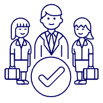 Coworkers 2 Illustration from UX Line Set