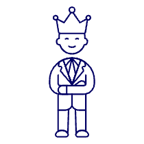 Manager Crown 1 Illustration from UX Line Set