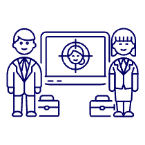 Recruiting 1 Illustration from UX Line Set