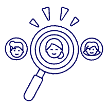 Searching Magnify Illustration from UX Line Set