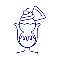Double Scoop Cup Illustration from UX Line Set