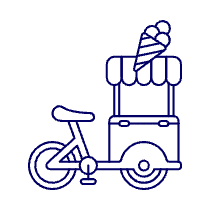 Ice Cream Cart 1 Illustration from UX Line Set