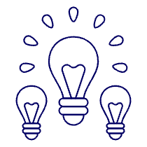Lightbulb Idea Illustration from UX Line Set