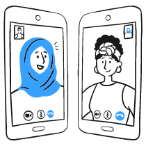 Facetime Meeting 1 Illustration from Brooklyn Set
