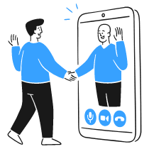Facetime Meeting 2 Illustration from Brooklyn Set