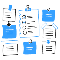 Post It 2 Illustration from Brooklyn Set