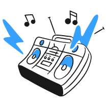 Boombox 2 Illustration from Brooklyn Set
