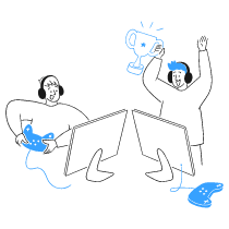ESPORTS Tournament Players 3 Illustration from Brooklyn Set