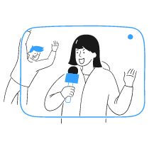 Live Broadcast 1 Illustration from Brooklyn Set