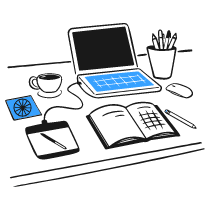 Designer Desk 2 Illustration from Brooklyn Set