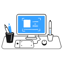 Designer Desk 3 Illustration from Brooklyn Set