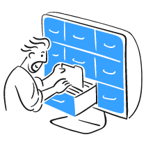 DATABASE 2 Illustration from Brooklyn Set