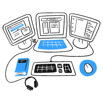 Developer Desk 1 Illustration from Brooklyn Set