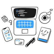 Developer Desk 3 Illustration from Brooklyn Set