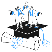 Graduation 4 Illustration from Brooklyn Set
