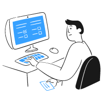 Online Exam Tests 2 Illustration from Brooklyn Set