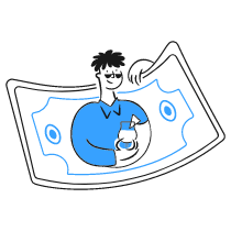 Becoming Rich 3 Illustration from Brooklyn Set