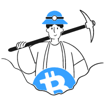 Bitcoin Mining 1 Illustration from Brooklyn Set