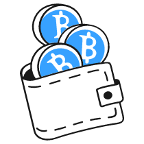 Cryptocurrency Wallet 1 Illustration from Brooklyn Set
