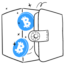 Cryptocurrency Wallet 2 Illustration from Brooklyn Set