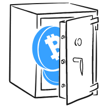 Cryptocurrency Wallet 6 Illustration from Brooklyn Set