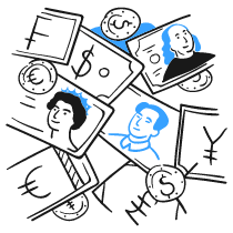 Currencies 1 Illustration from Brooklyn Set