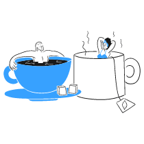 Coffee Tea 2 Illustration from Brooklyn Set