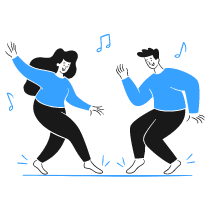 Dance 1 Illustration from Brooklyn Set