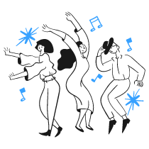 Dance 2 Illustration from Brooklyn Set