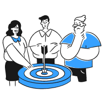 Marketing Target 2 Illustration from Brooklyn Set